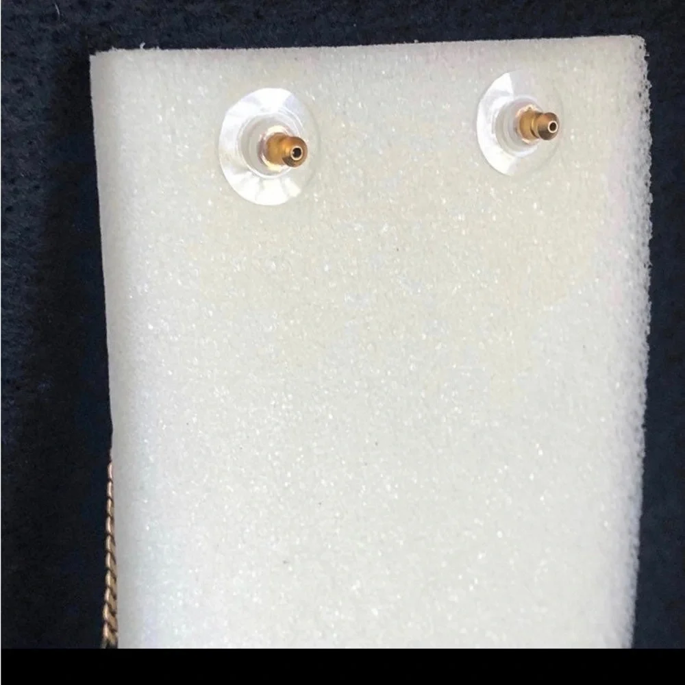 Chandelier Goldtone Earrings - Picture 3 of 3